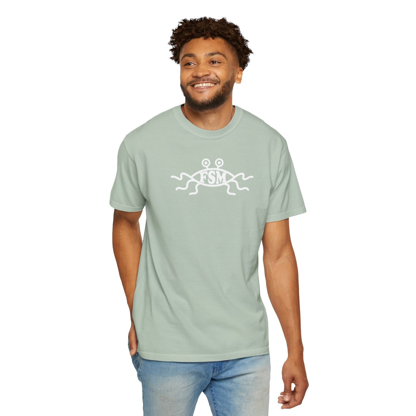 Atheist Flying Spaghetti Monster Short Sleeve Shirt T-shirt Atheism Secular Shirt