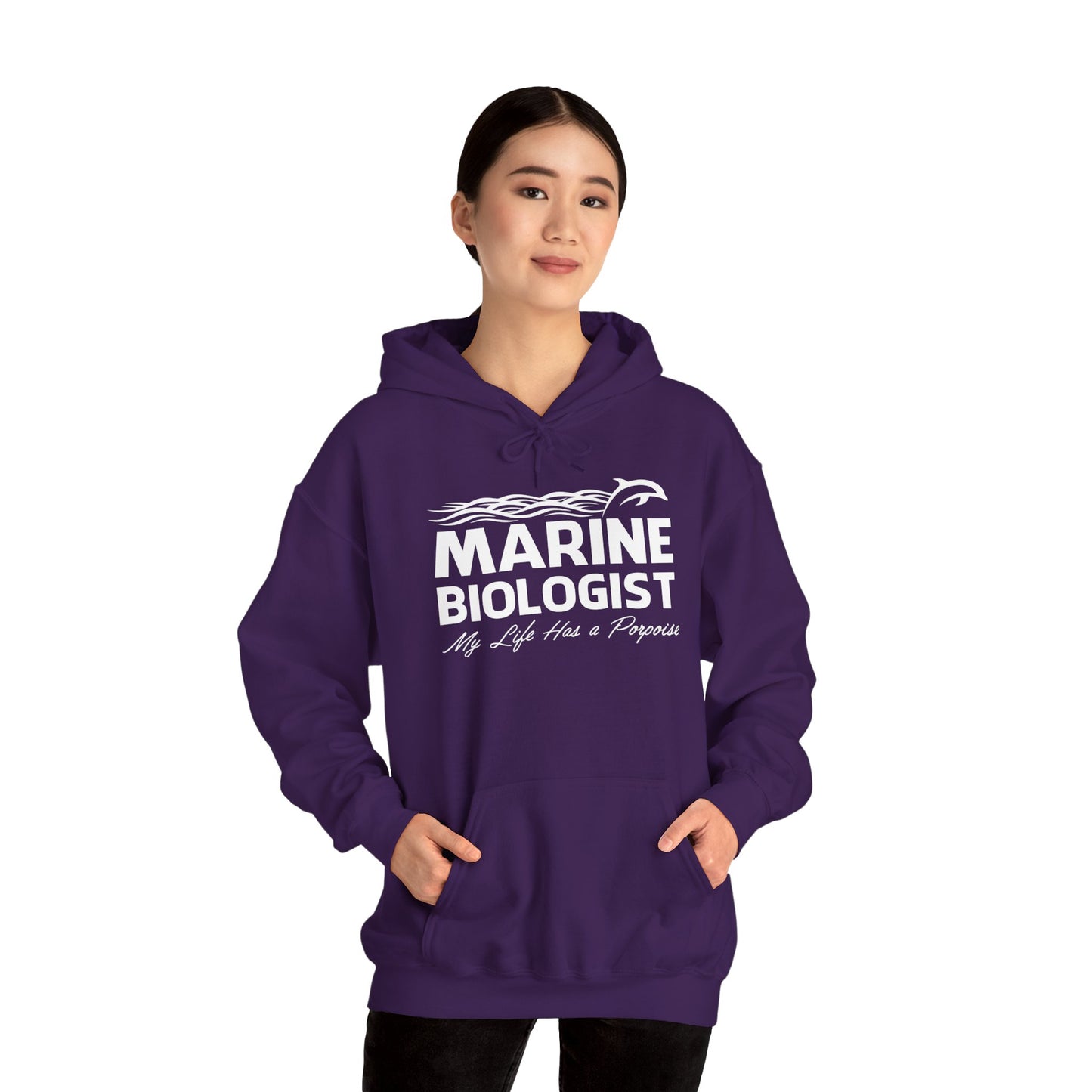 Marine Biologist My Life has a Porpoise T-shirt Shirt for Oceanography Students Gifts for Marine Biologists