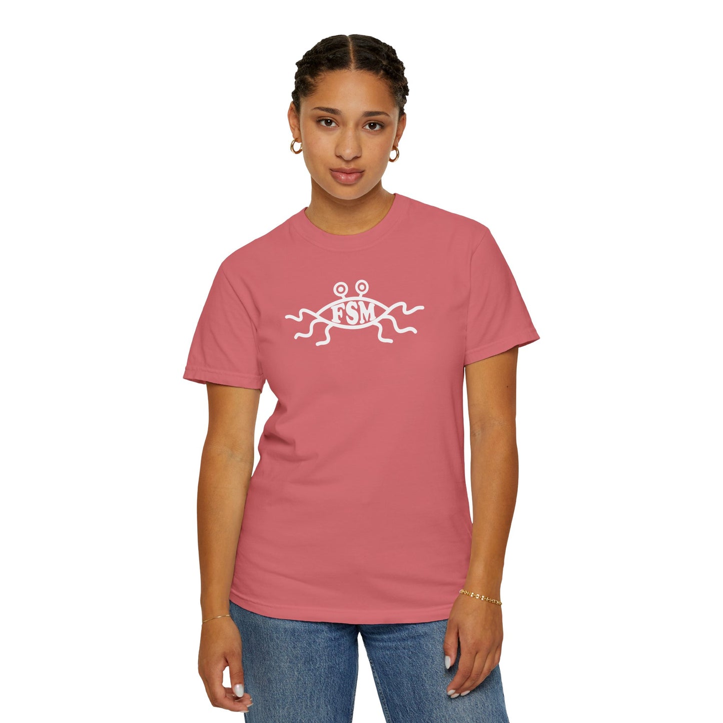 Atheist Flying Spaghetti Monster Short Sleeve Shirt T-shirt Atheism Secular Shirt