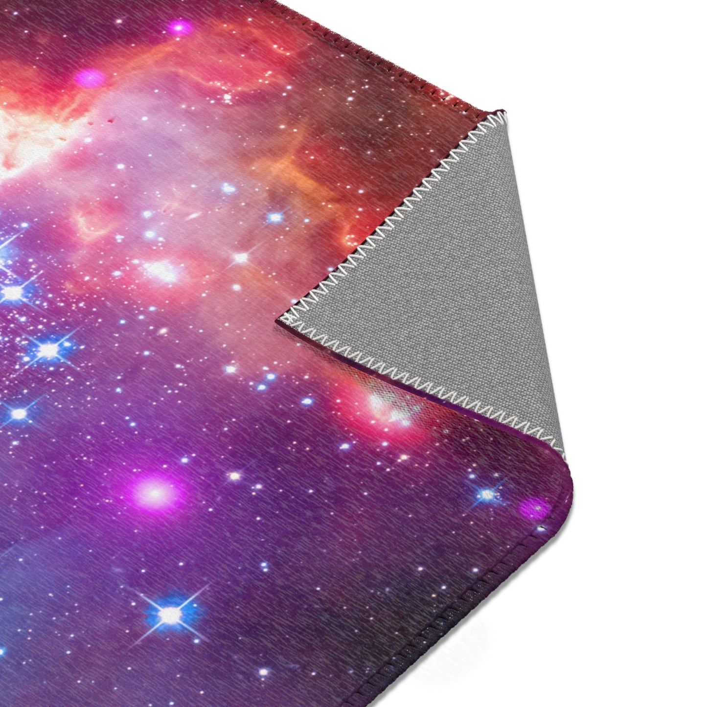 Deep Space Hubble Telescope Area Rug - Cosmic Galaxy Floor Decor 3 Sizes