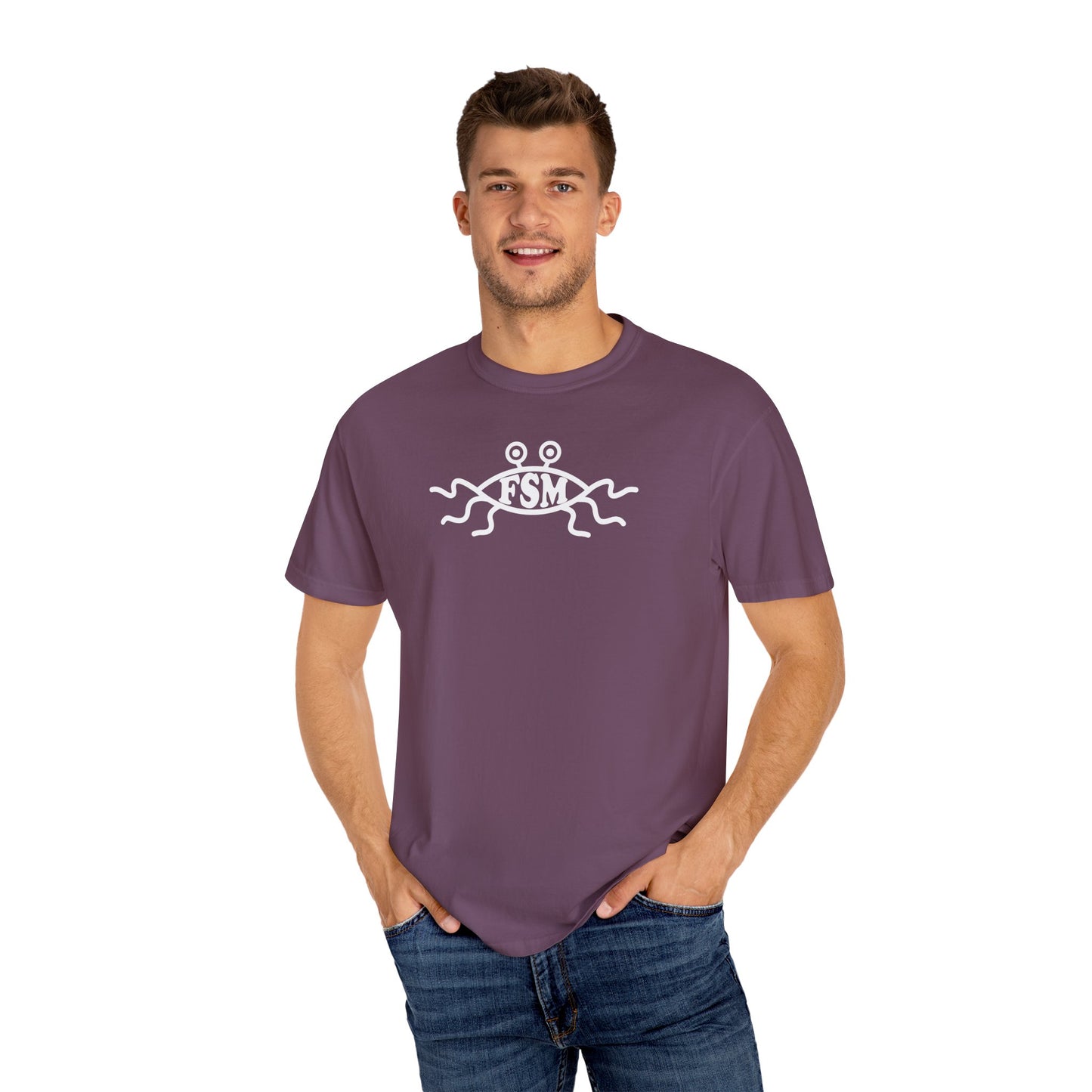 Atheist Flying Spaghetti Monster Short Sleeve Shirt T-shirt Atheism Secular Shirt