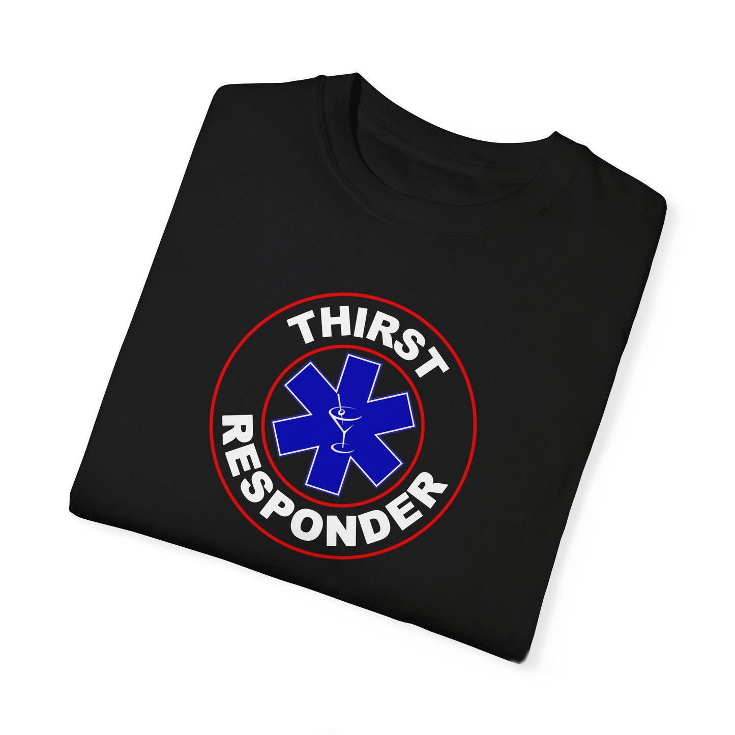 Thirst Responder T-Shirt For the Heroes Behind the Bar Funny Bartender Shirt Tee Bartender Gift