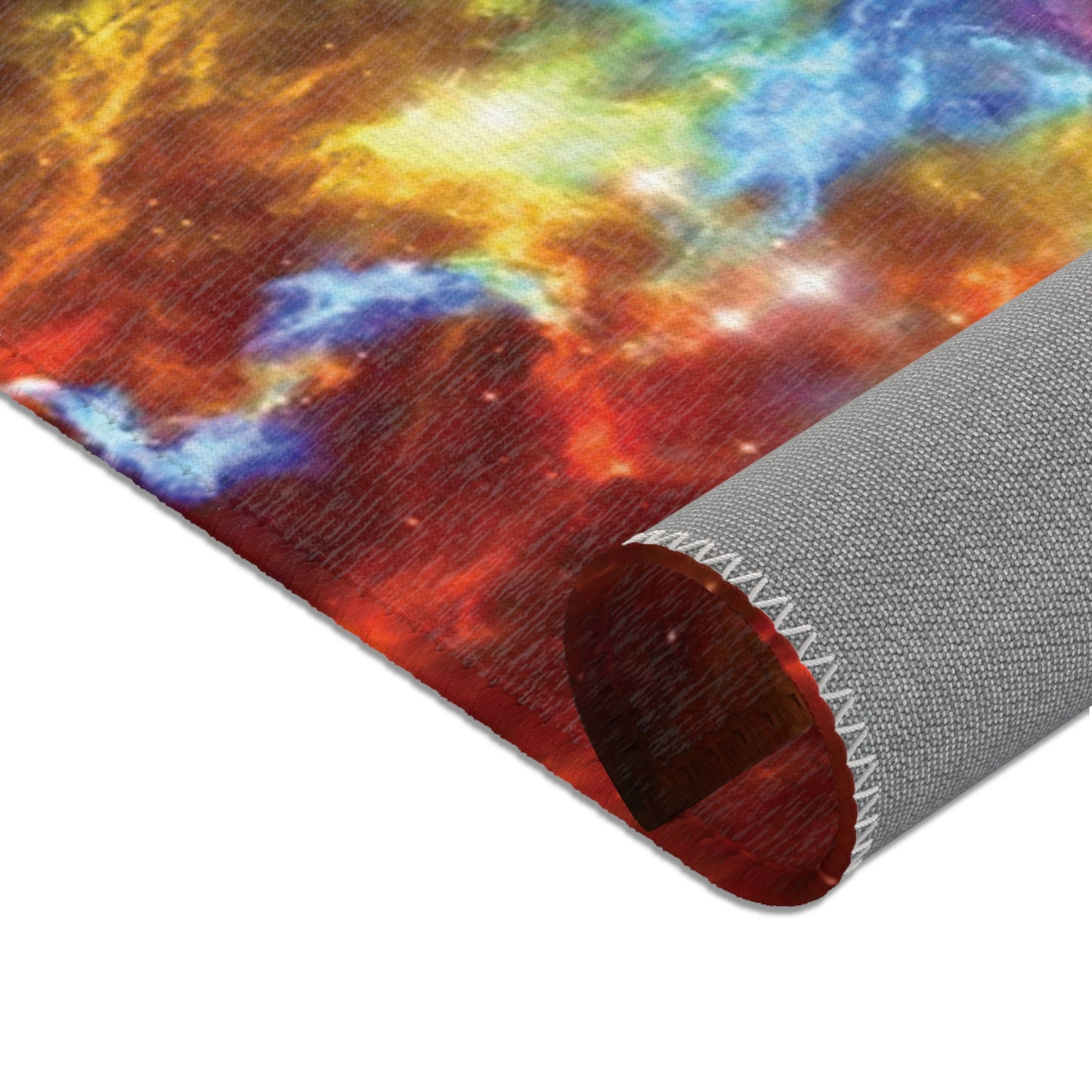 Space Art Area Rug Nebula Astronomy Decor Hubble Photograph Vibrant Image