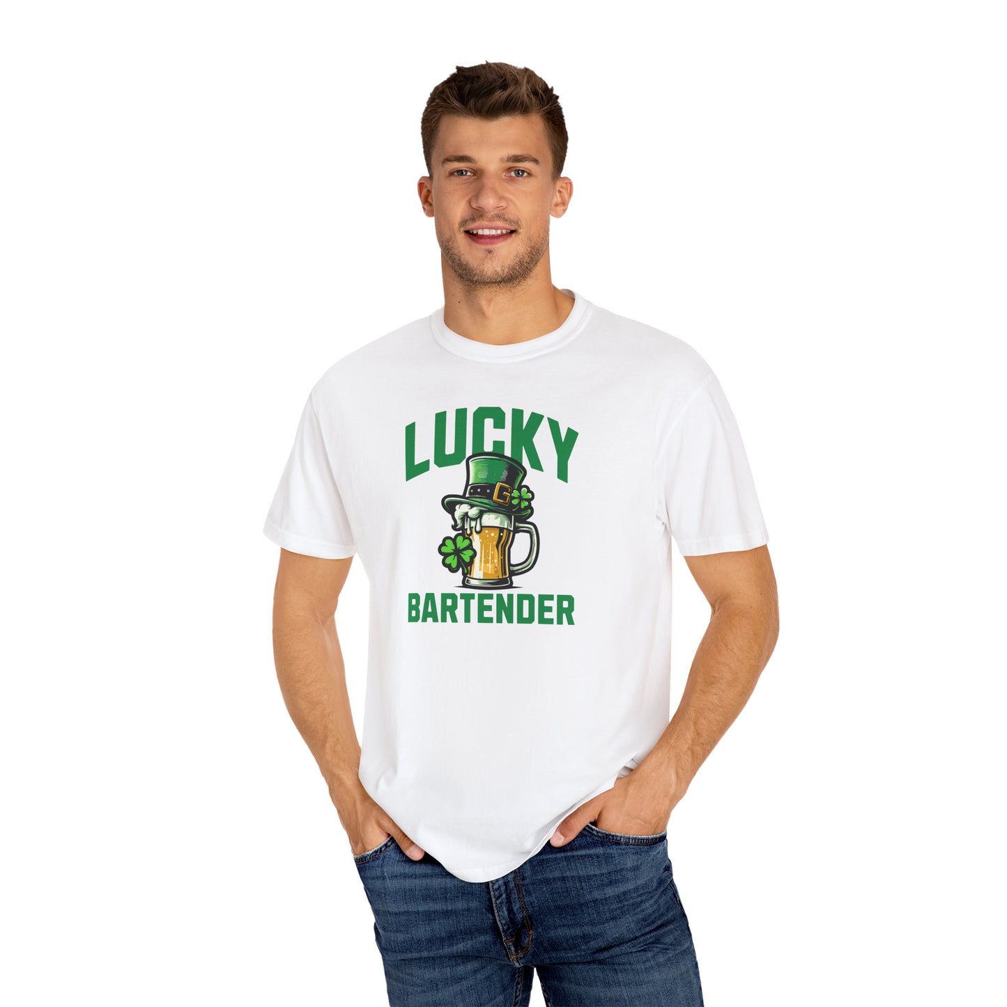 Lucky Bartender St. Patricks Day T-shirt - St Pattys Day Tee - St Paddys Day Shirt